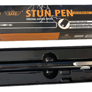 Defense Stun Pen w/ Clip - Black