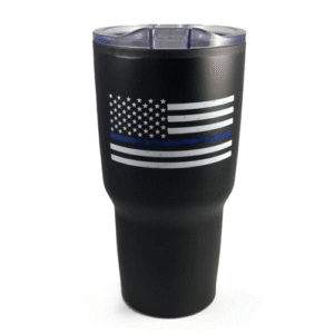 Thin Blue Line Tumbler, 30 oz