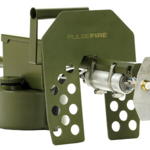 Exothermic Technologies PFLRT Pulsefire LRT Green Powder Coated Aluminum/Brass/Viton 25 ft Flame Range 25.70" Long Fuel Gasoline/Gasoline, Diesel Mix Includes Battery/Battery Charger