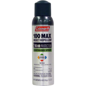 Coleman Max Insect Repellent 6oz-100% Deet-BOV Continuous Spray