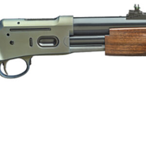 Davide Pedersoli 010S934044 Jackal 44 44 Mag 6+1 19" Silver Cerakote Threaded Barrel & Receiver w/Picatinny Rail, Walnut Fixed Stock