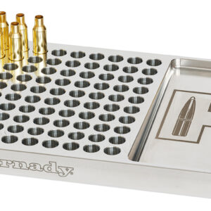 Hornady 480044  Reloading Block Red Aluminum Capacity 100rd Rifle Firearm