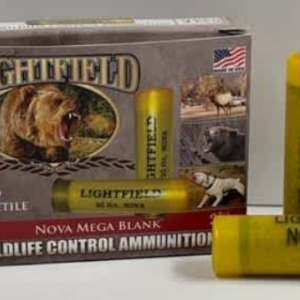LIGHTFIELD WILDLIFE CONTROL AMO 20GA 2.75 IN LESS LETHAL NOVA DR BLANK CCUSSION 5RD ( 10 BOX CASE )