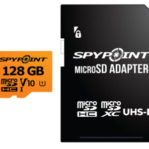 Spypoint 05887 Micro SD Memory Card  Black 128GB Memory