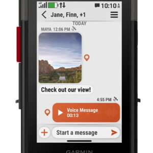 Garmin 0100292100 GPSMAP H1i Plus Dog Tracker/Maps/GPS 64GB Memory Black/Red Transflective, Color TFT Touchscreen