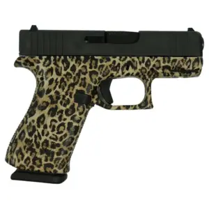 GLOCK 43X FS 9MM W FRONT RAILS Leopard Print GLUX4350201FRLP 0003 Layer202
