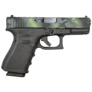 https3A2F2Fmedia.chattanoogashooting.com2Fimages2Fproduct2FGLUI195020319MC2Fcustom glock 19 gen 3 multicam compact handgun 9mm luger 15 rd magazines 2 4in barrel black usa glui195020319mc4